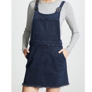 Hudson Denim Jean Skirtall Overall Dress